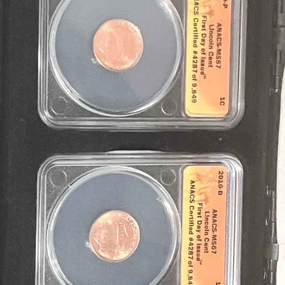 2010 P and 2010 D first Day issued penny .

SOLD.   SOLD - Picture 3 of 5